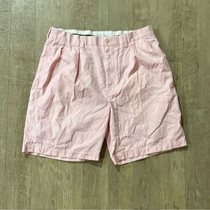 Men’s Polo Ralph Lauren Chino Golf Shorts Pink Logo Cotton Twill Size 35